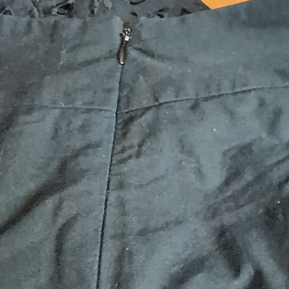 Jessica Black A-Line Skirt with Floral Embroidery - Picture 11 of 11